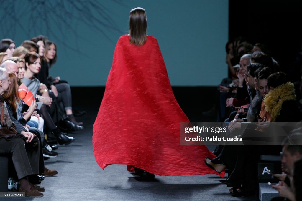 Marcos Luengo Catwalk - Mercedes Benz Fashion Week Madrid - January 2018