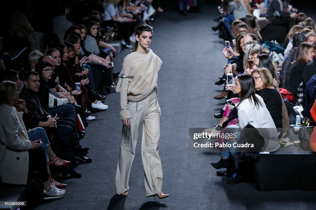Marcos Luengo Catwalk - Mercedes Benz Fashion Week Madrid - January 2018