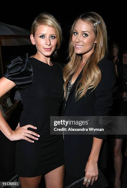 Lo Bosworth and Lauren Conrad at a special event for Alice and Olivia by Stacey Bendet hosted by Neiman Marcus at The Thompson Hotel on September 24,...