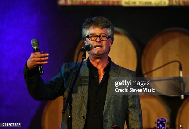 Jed Hilly, Executive director of Americana Music Association attends Americanafest Pre-Grammy Salute to Emmylou Harris at City Winery on January 27,...