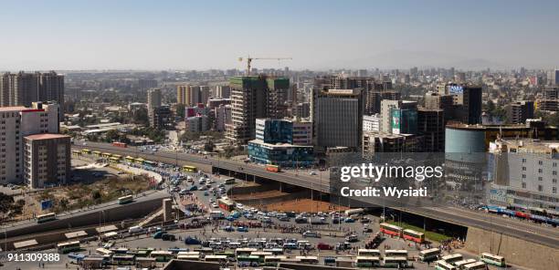 panoramic view of megenagna - addis ababa city stock pictures, royalty-free photos & images