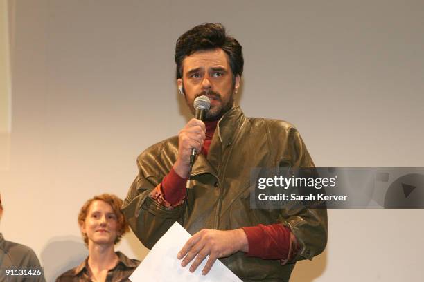 Actor Jemaine Clement at the premiere of "Gentlemen Broncos" at The Paramount Theater on September 24, 2009 in Austin, Texas.