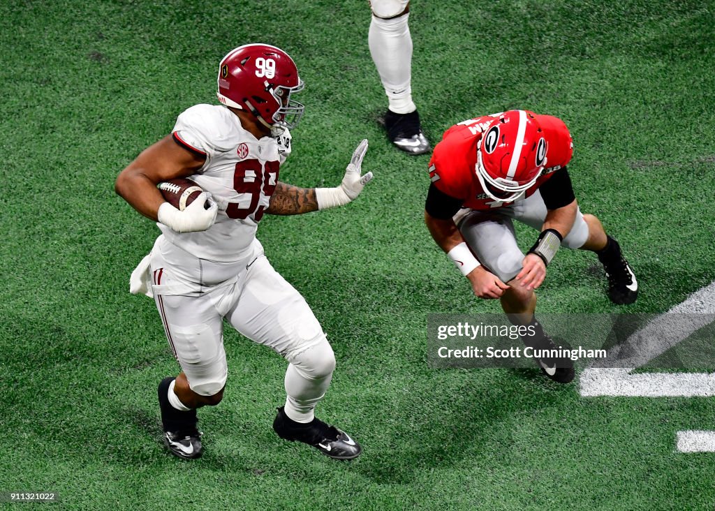 CFP National Championship presented by AT&T - Alabama v Georgia