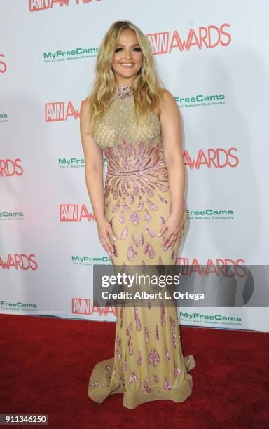 Alexis Texas attends the 2018 Adult Video News Awards held at Hard Rock Hotel & Casino on January 27, 2018 in Las Vegas, Nevada.