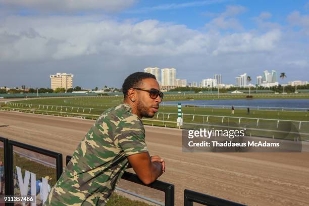 Ludacris at the Pegasus World Cup Invitational's LIV Boardwalk Pop-Up at Gulfstream Park on January 27, 2018 in Hallandale, Florida.