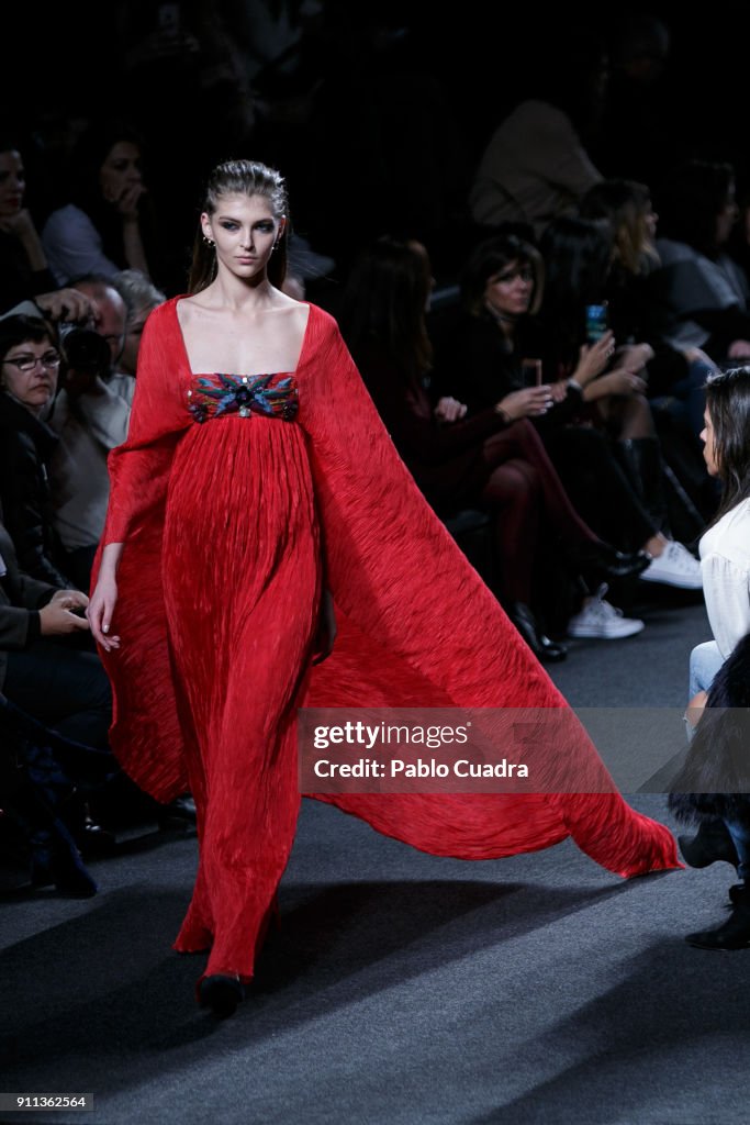 Marcos Luengo Catwalk - Mercedes Benz Fashion Week Madrid - January 2018