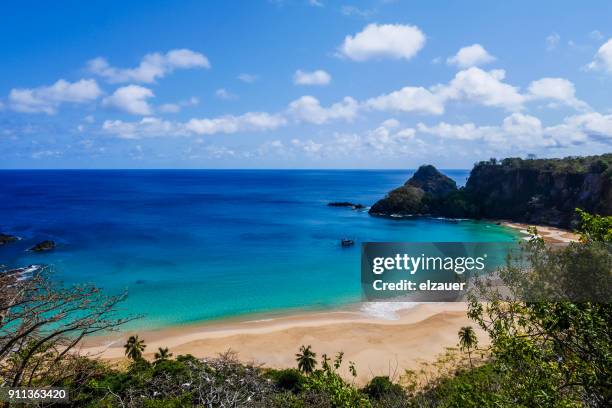 baia dos gofinhos - baía do sancho stock pictures, royalty-free photos & images