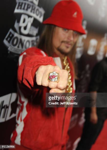 Musician Kid Rock attends the 2009 VH1 Hip Hop Honors at the Brooklyn Academy of Music on September 23, 2009 in the Brooklyn borough of New York City.