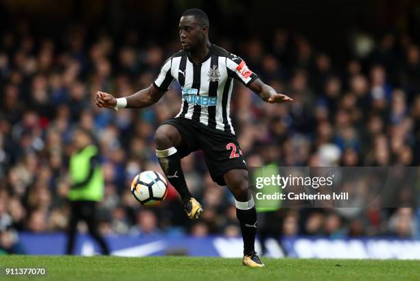 Henri Saivet of Newcastle United during the Emirates FA Cup Fourth Round match between Chelsea and Newcastle United on January 28, 2018 in London,...