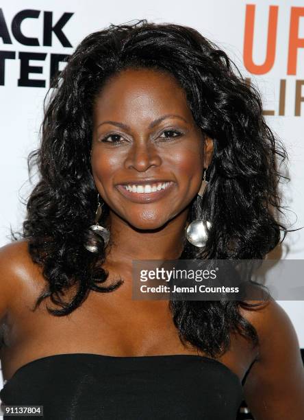 Abiola Abrams attends the 5th Anniversary of the African American Literary Award Show at the Harlem Gatehouse on September 24, 2009 in New York City.