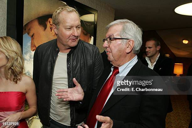 Randy Quaid and screenwriter Larry McMurtry