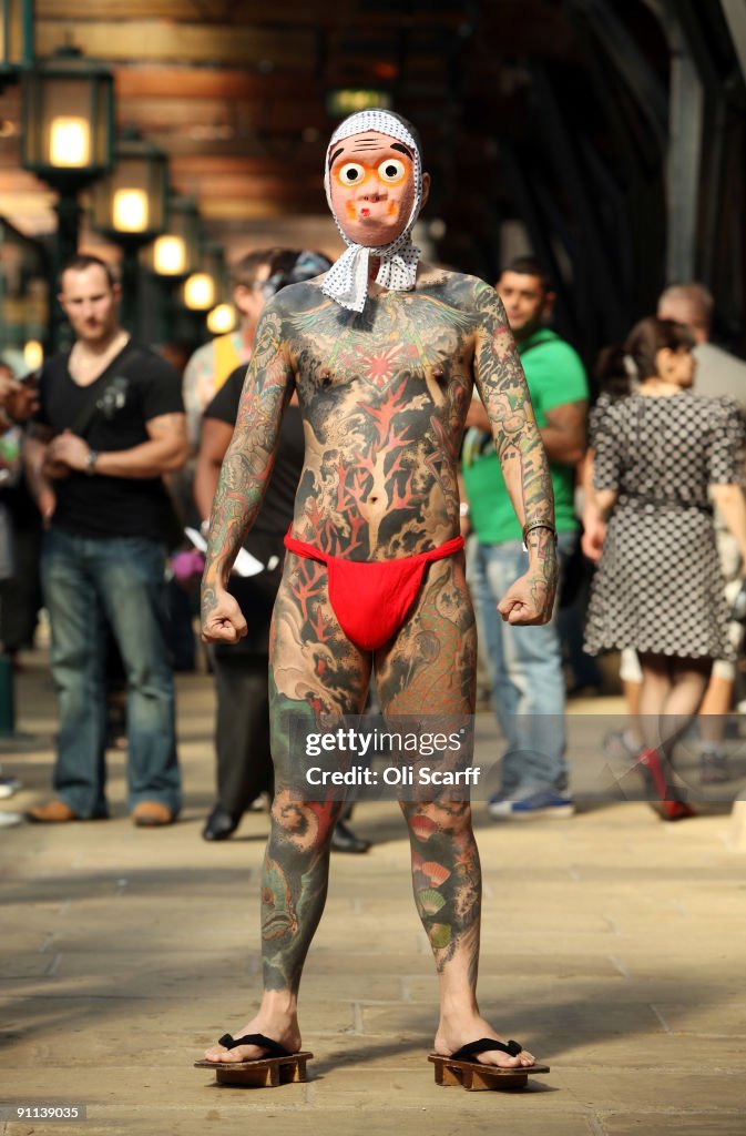 Enthusiasts Gather At The London Tattoo Convention