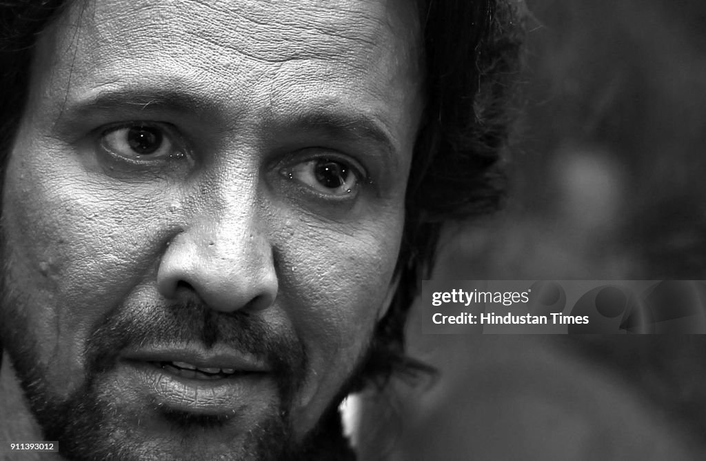 Actor R.kay Bollywood actor Kay Kay Menon poses during an exclusive interview ...