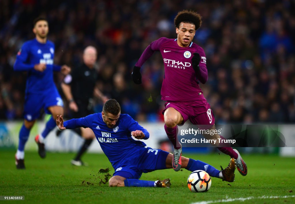 Cardiff City v Manchester City - The Emirates FA Cup Fourth Round