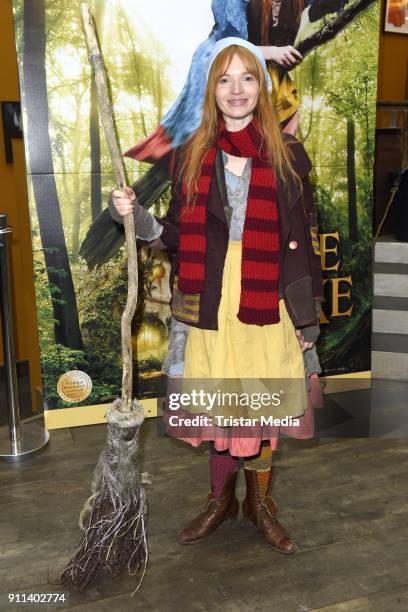 Karoline Herfurth attends 'Die Kleine Hexe' Special Screening with Karoline Herfurth at Thalia Cinema in Potsdam on January 28, 2018 in Potsdam,...