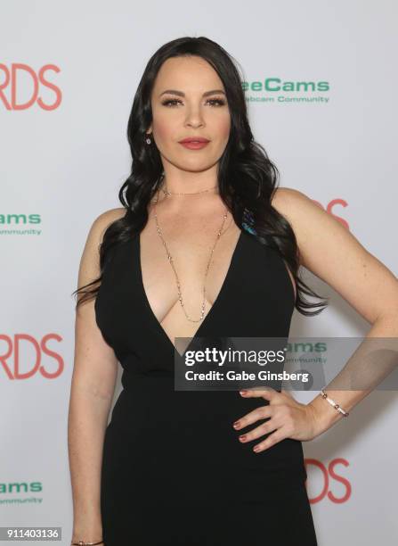 Adult film actress Dana DeArmond attends the 2018 Adult Video News Awards at the Hard Rock Hotel & Casino on January 27, 2018 in Las Vegas, Nevada.