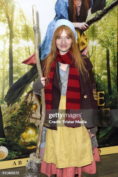 Karoline Herfurth attends 'Die Kleine Hexe' Special Screening with Karoline Herfurth at Thalia Cinema in Potsdam on January 28, 2018 in Potsdam,...