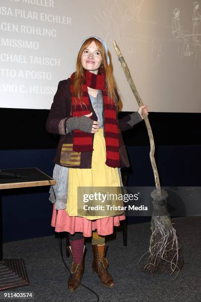 Karoline Herfurth attends 'Die Kleine Hexe' Special Screening with Karoline Herfurth at Thalia Cinema in Potsdam on January 28, 2018 in Potsdam,...