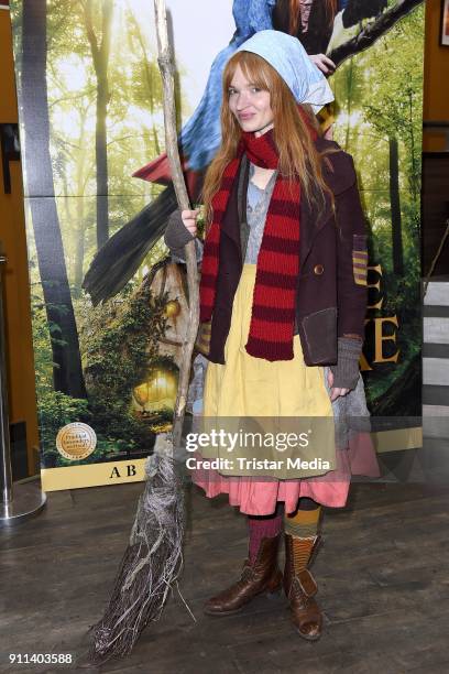 Karoline Herfurth attends 'Die Kleine Hexe' Special Screening with Karoline Herfurth at Thalia Cinema in Potsdam on January 28, 2018 in Potsdam,...