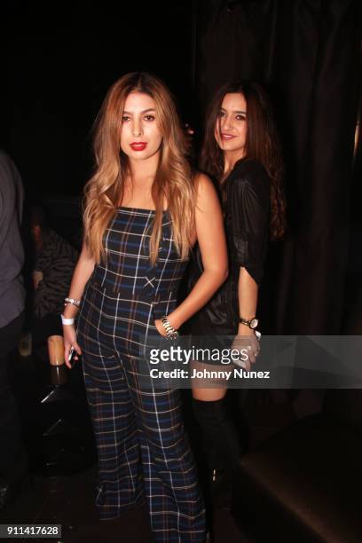 Coral Deelasi and Cristina Cevallos attend the Lexy Panterra Pre-Grammy Party at W Hotel Times Square on January 27, 2018 in New York City.