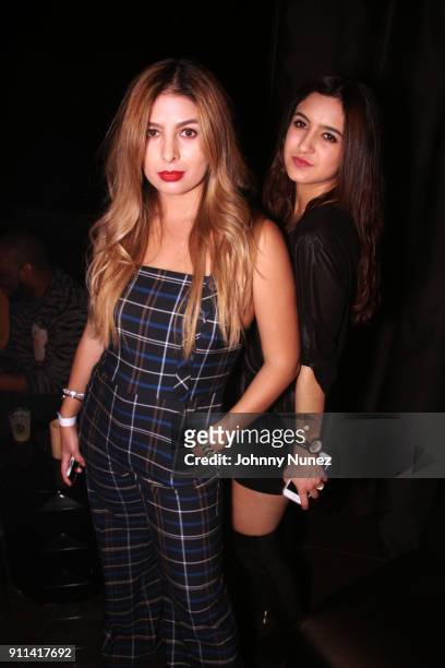 Coral Deelasi and Cristina Cevallos attend the Lexy Panterra Pre-Grammy Party at W Hotel Times Square on January 27, 2018 in New York City.