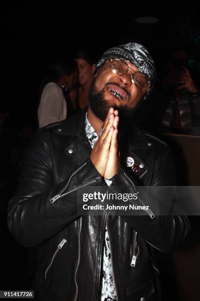 Donae'O attends the Lexy Panterra Pre-Grammy Party at W Hotel Times Square on January 27, 2018 in New York City.