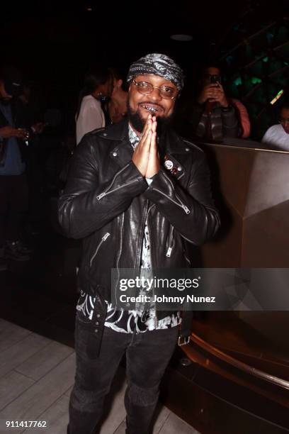 Donae'O attends the Lexy Panterra Pre-Grammy Party at W Hotel Times Square on January 27, 2018 in New York City.