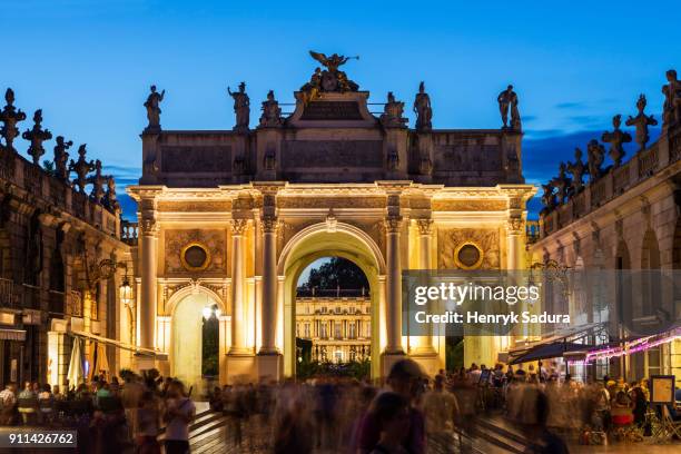 hera arch in nancy - nancy stock pictures, royalty-free photos & images