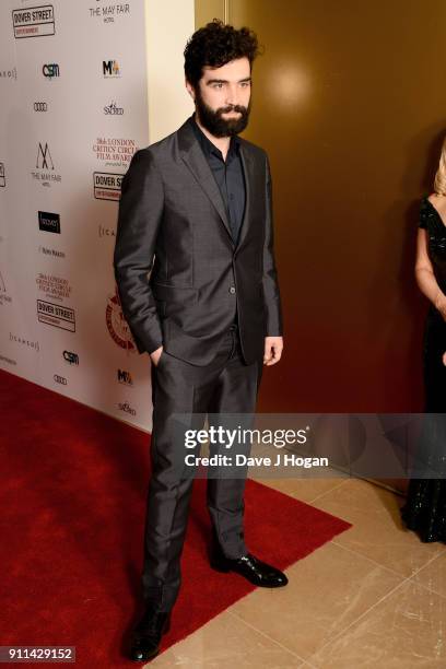 Alec Secareanu attends London Film Critics' Circle Awards 2018 at The Mayfair Hotel on January 28, 2018 in London, England.