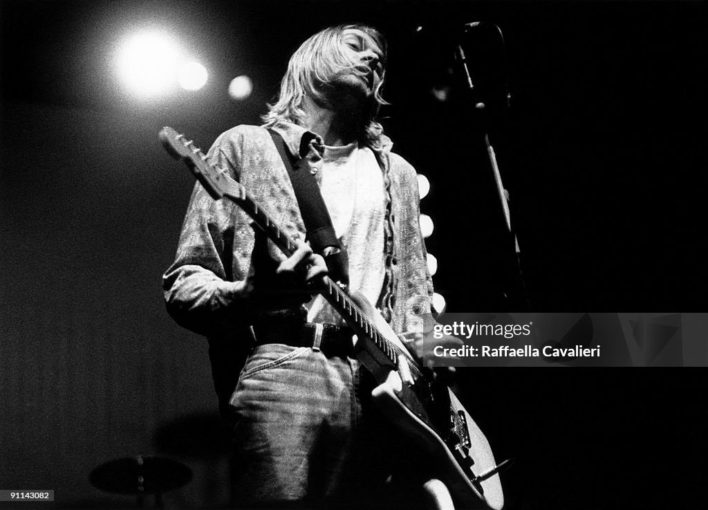 Photo of Kurt COBAIN and NIRVANA