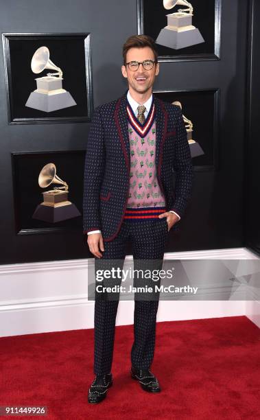 Personality-stylist Brad Goreski attends the 60th Annual GRAMMY Awards at Madison Square Garden on January 28, 2018 in New York City.