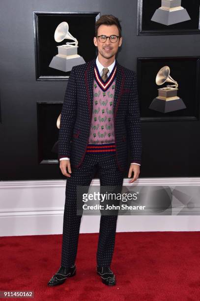 Television personality Brad Goreski attends the 60th Annual GRAMMY Awards at Madison Square Garden on January 28, 2018 in New York City.