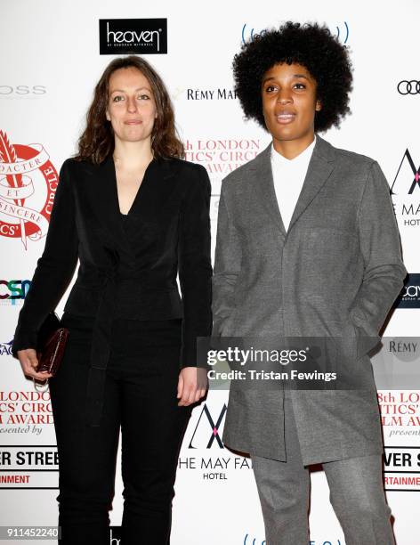 Dionne Edwards attends the London Film Critics Circle Awards 2018 at The Mayfair Hotel on January 28, 2018 in London, England.