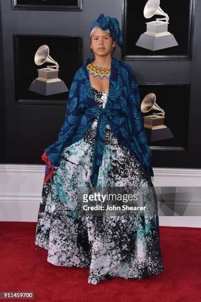Recording Artist Liliana Saumet attends the 60th Annual GRAMMY Awards at Madison Square Garden on January 28, 2018 in New York City.