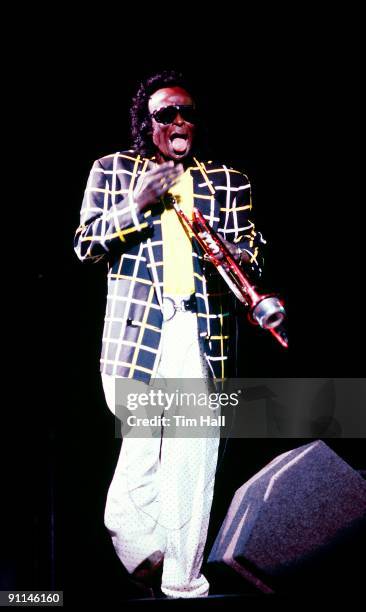 Photo of Miles DAVIS, performing live onstage