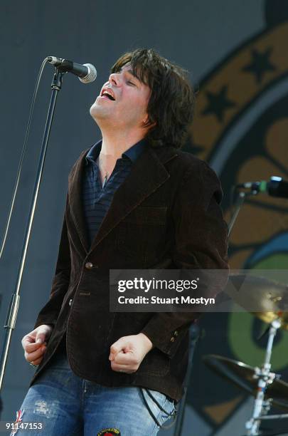 Photo of IOW FEST/STUART MOSTYN, The Charlatans perform live on stage at Isle of Wight Festival Sunday 13 June 2004