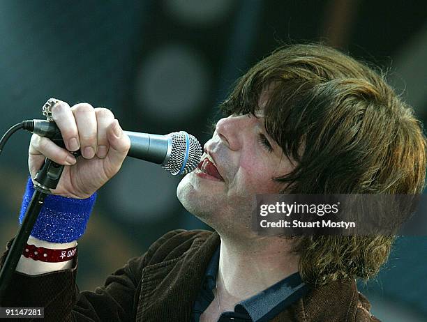 Photo of IOW FEST/STUART MOSTYN, The Charlatans perform live on stage at Isle of Wight Festival Sunday 13 June 2004