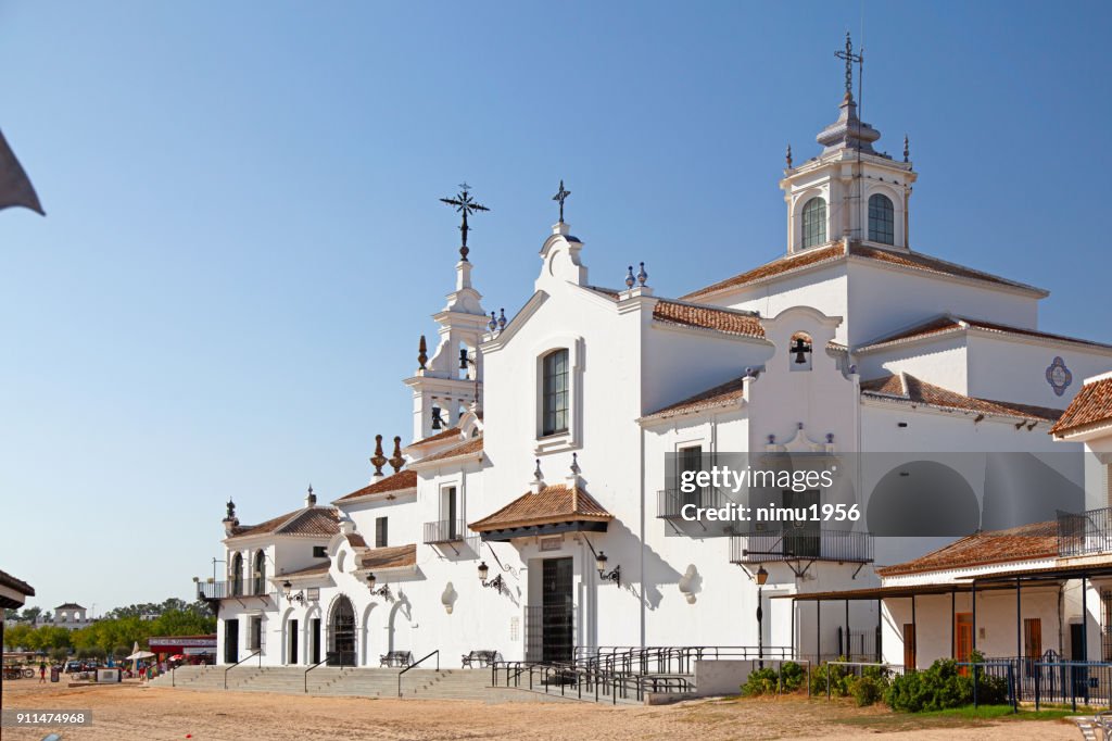 Our Lady Church in El Rocio, Almonte, Andalusia, Spain