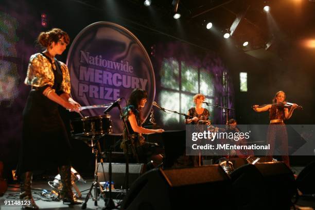 Photo of BAT FOR LASHES, Natasha Khan performing live on stage at the Mercury Music Prize