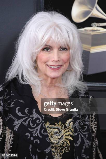Recording artist Emmylou Harris attends the 60th Annual GRAMMY Awards at Madison Square Garden on January 28, 2018 in New York City.