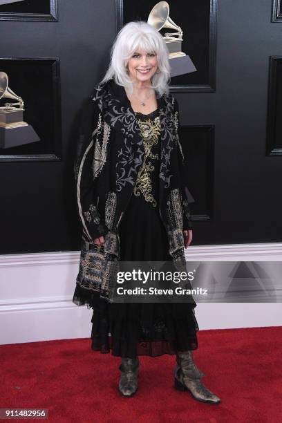 Recording artist Emmylou Harris attends the 60th Annual GRAMMY Awards at Madison Square Garden on January 28, 2018 in New York City.