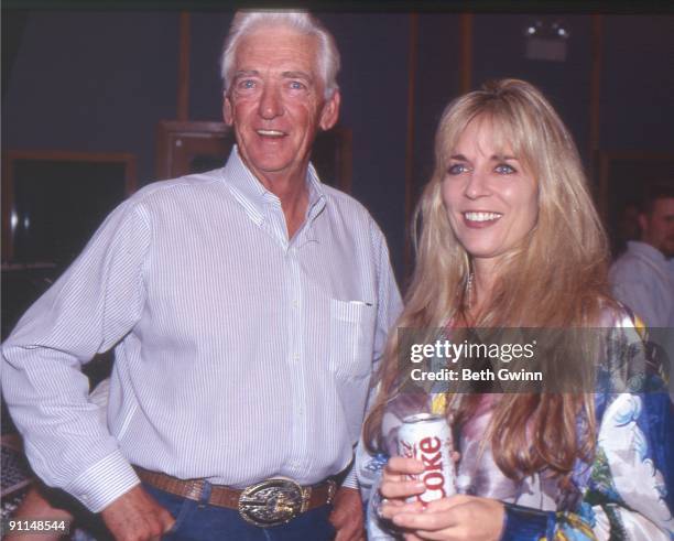 Photo of Carl SMITH and Carlene CARTER, w/ Carl Smith