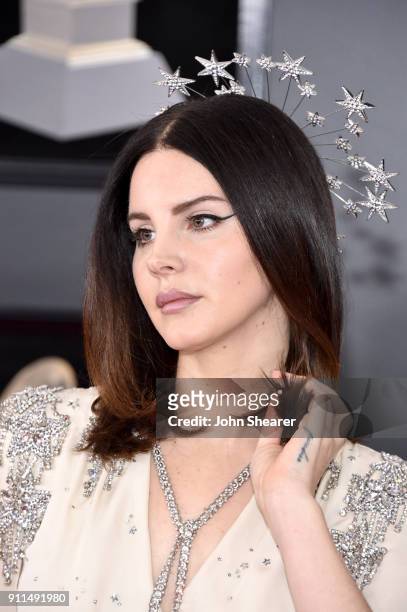 Recording artist Lana Del Rey attends the 60th Annual GRAMMY Awards at Madison Square Garden on January 28, 2018 in New York City.