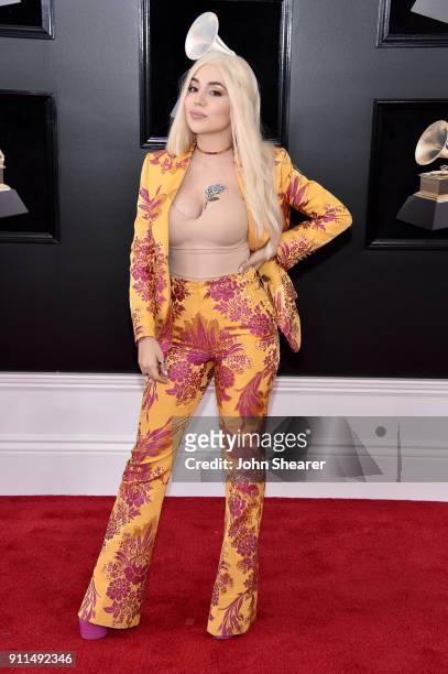 Recording artist Ava Max attends the 60th Annual GRAMMY Awards at Madison Square Garden on January 28, 2018 in New York City.