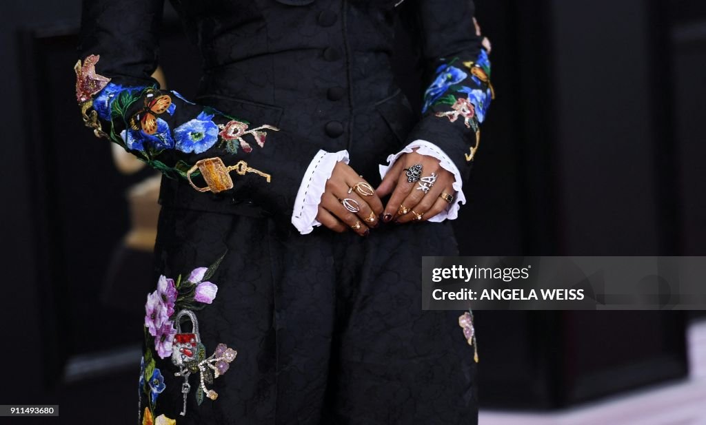 US-ENTERTAINMENT-MUSIC-GRAMMY-ARRIVALS
