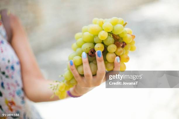 beautiful grape - fiskardo stockfoto's en -beelden