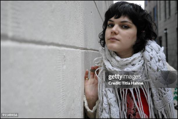 Photo of SOKO; Posed portrait of French singer SoKo