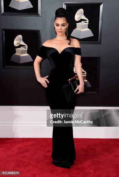 Actor Anabelle Acosta attends the 60th Annual GRAMMY Awards at Madison Square Garden on January 28, 2018 in New York City.