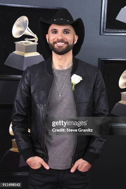 Recording artist Joe Saylor attends the 60th Annual GRAMMY Awards at Madison Square Garden on January 28, 2018 in New York City.