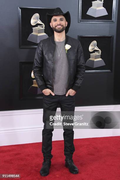 Recording artist Joe Saylor attends the 60th Annual GRAMMY Awards at Madison Square Garden on January 28, 2018 in New York City.